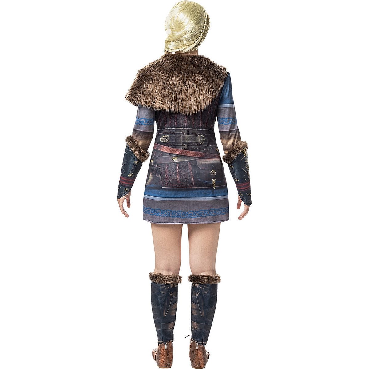 Op deze afbeelding zie je een Kostuums, van het merk Funidelia. Assassins Creed Valhalla De Onverschrokken Krijger Vrouw Kostuum