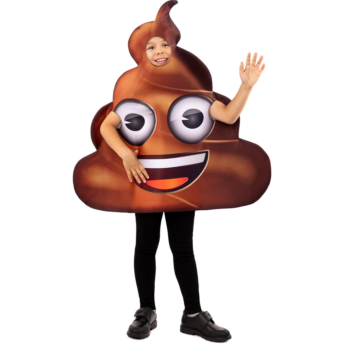 Op deze afbeelding zie je een Kostuums, van het merk Funidelia. Poep Emoji De Ultieme Drol Kind Kostuum