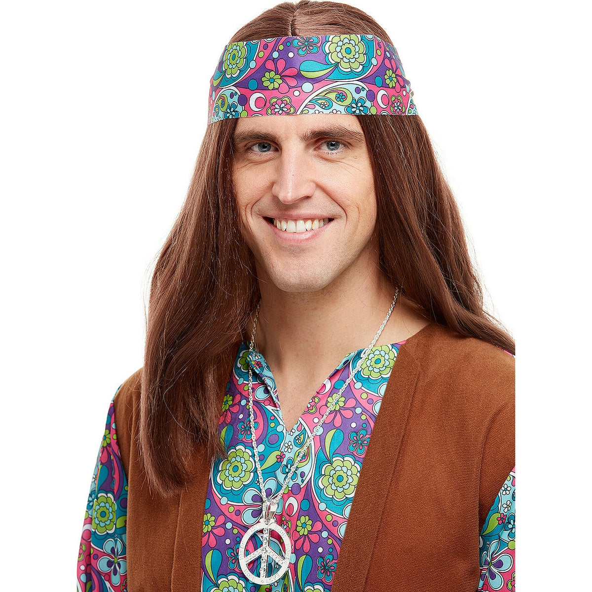 Op deze afbeelding zie je een Accessoires, van het merk Funidelia. Wereldvrede Hippie Peace Ketting Zilver