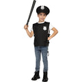 Set Super Police Gilet Et Casquette Costume