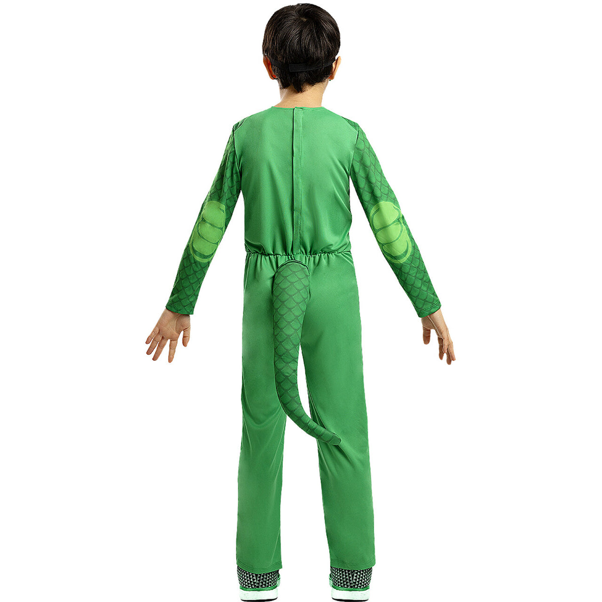 Op deze afbeelding zie je een Kostuums, van het merk Funidelia. Pj Masks Groene Gekko Kind Kostuum
