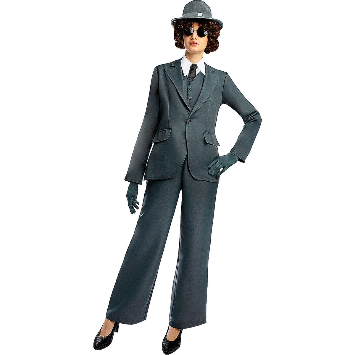 Op deze afbeelding zie je een Kostuums, van het merk Funidelia. Jaren 20 Polly Gray Peaky Blinders Vrouw Kostuum
