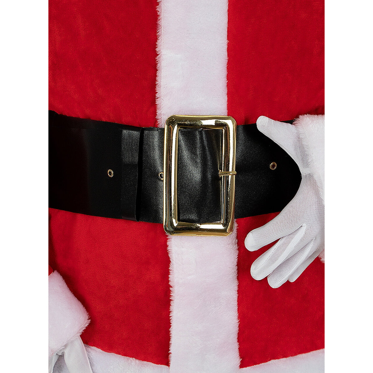 Op deze afbeelding zie je een Accessoires, van het merk Funidelia. Zwarte Kerstman Riem 125 Centimeter
