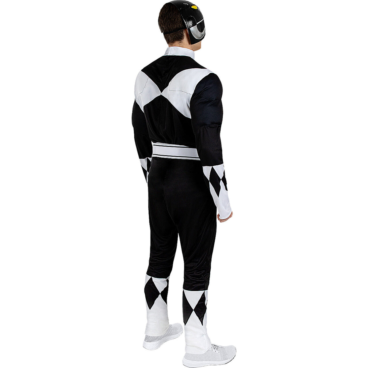 Op deze afbeelding zie je een Kostuums, van het merk Funidelia. Zwarte Power Ranger Zack Man Kostuum