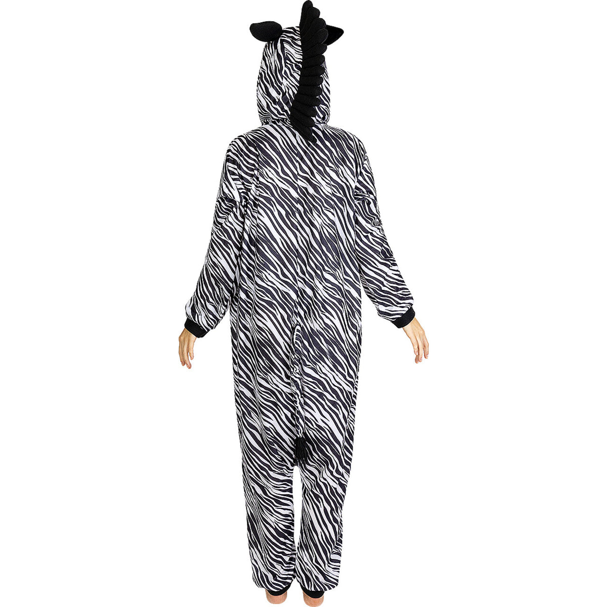 Op deze afbeelding zie je een Kostuums, van het merk Funidelia. Duizelingwekkende Gestreepte Zebra Onesie Kostuum