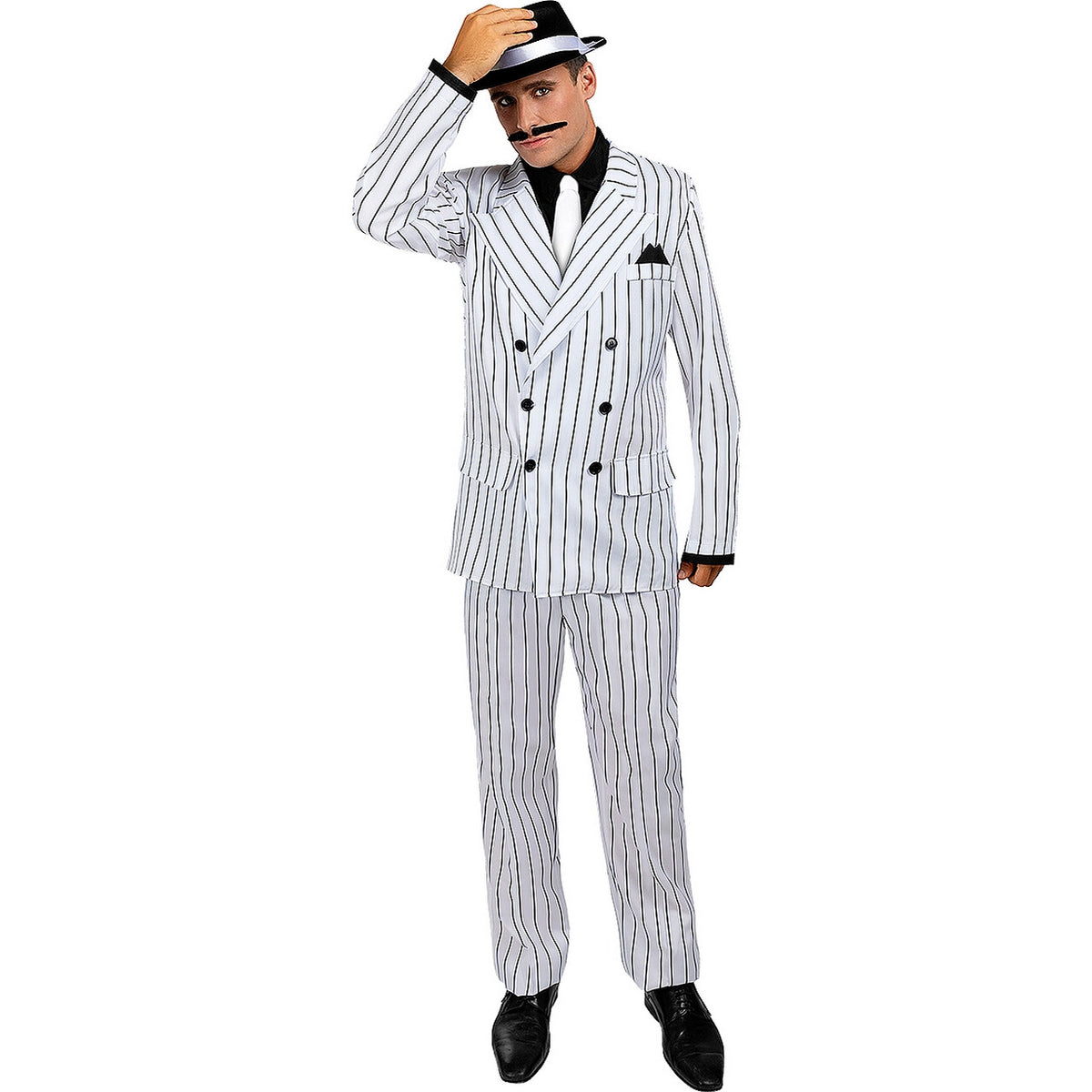 Op deze afbeelding zie je een Kostuums, van het merk Funidelia. Gangster Uit De Jaren 20 Man Kostuum