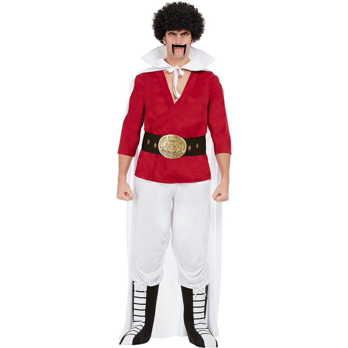 Op deze afbeelding zie je een Kostuums, van het merk Funidelia. Martial Arts Kampioen Mr Hercule Satan Man Kostuum