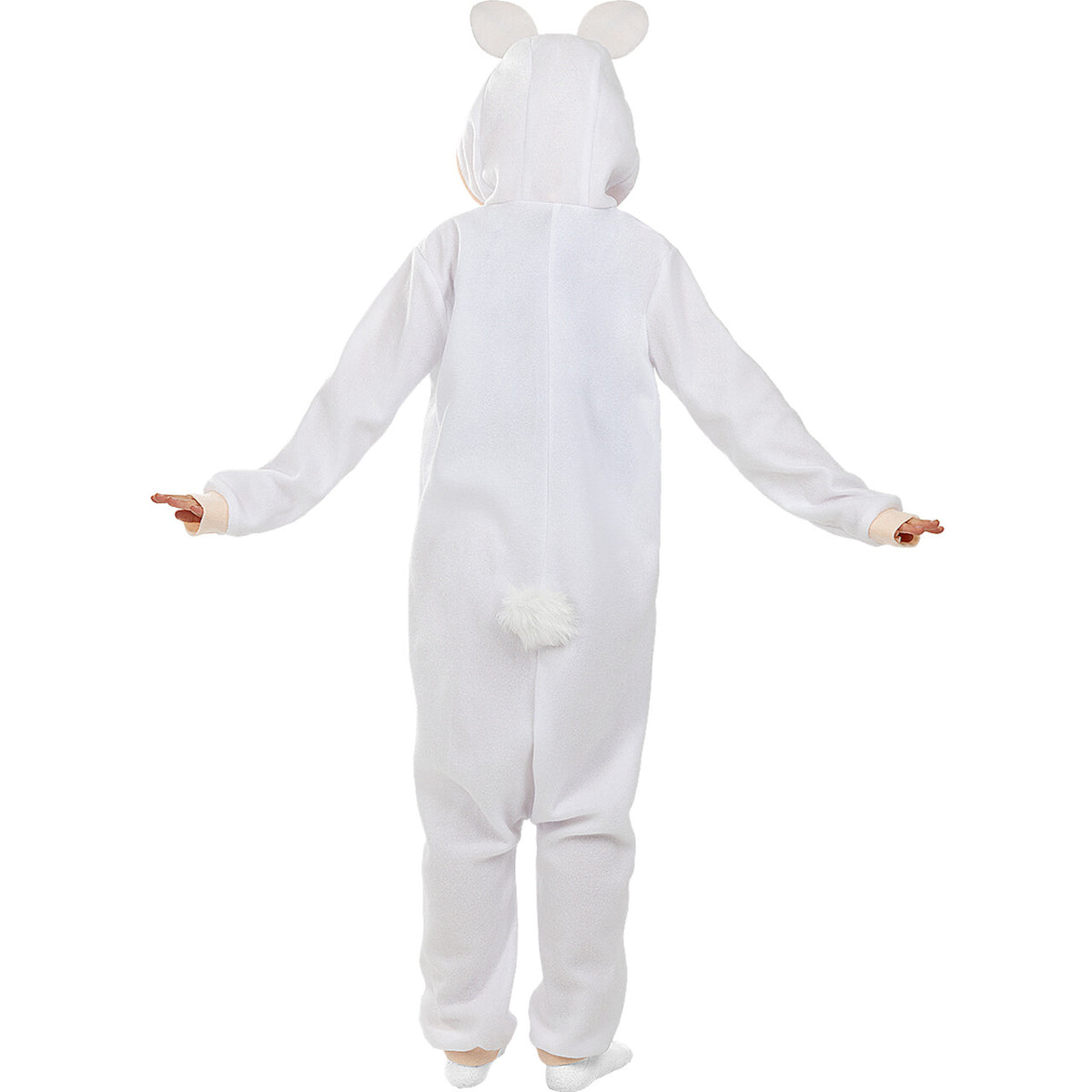 Op deze afbeelding zie je een Kostuums, van het merk Funidelia. Onesie Fluffy Konijn Kind Kostuum