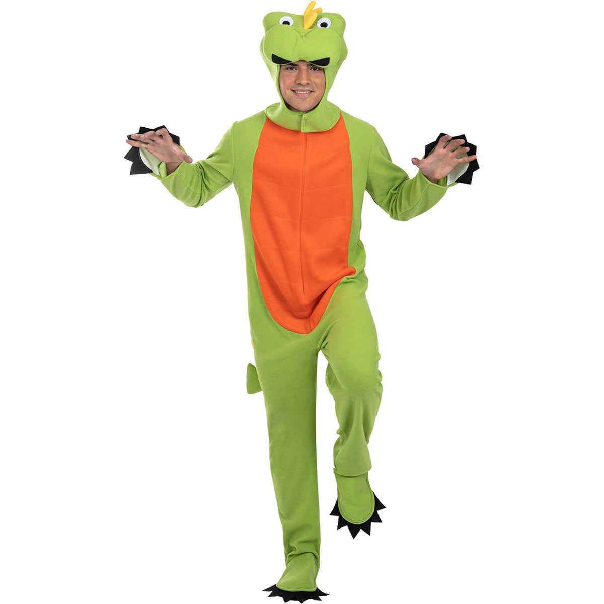 Op deze afbeelding zie je een Kostuums, van het merk Funidelia. Vriendelijke Tino De Dino Man Kostuum