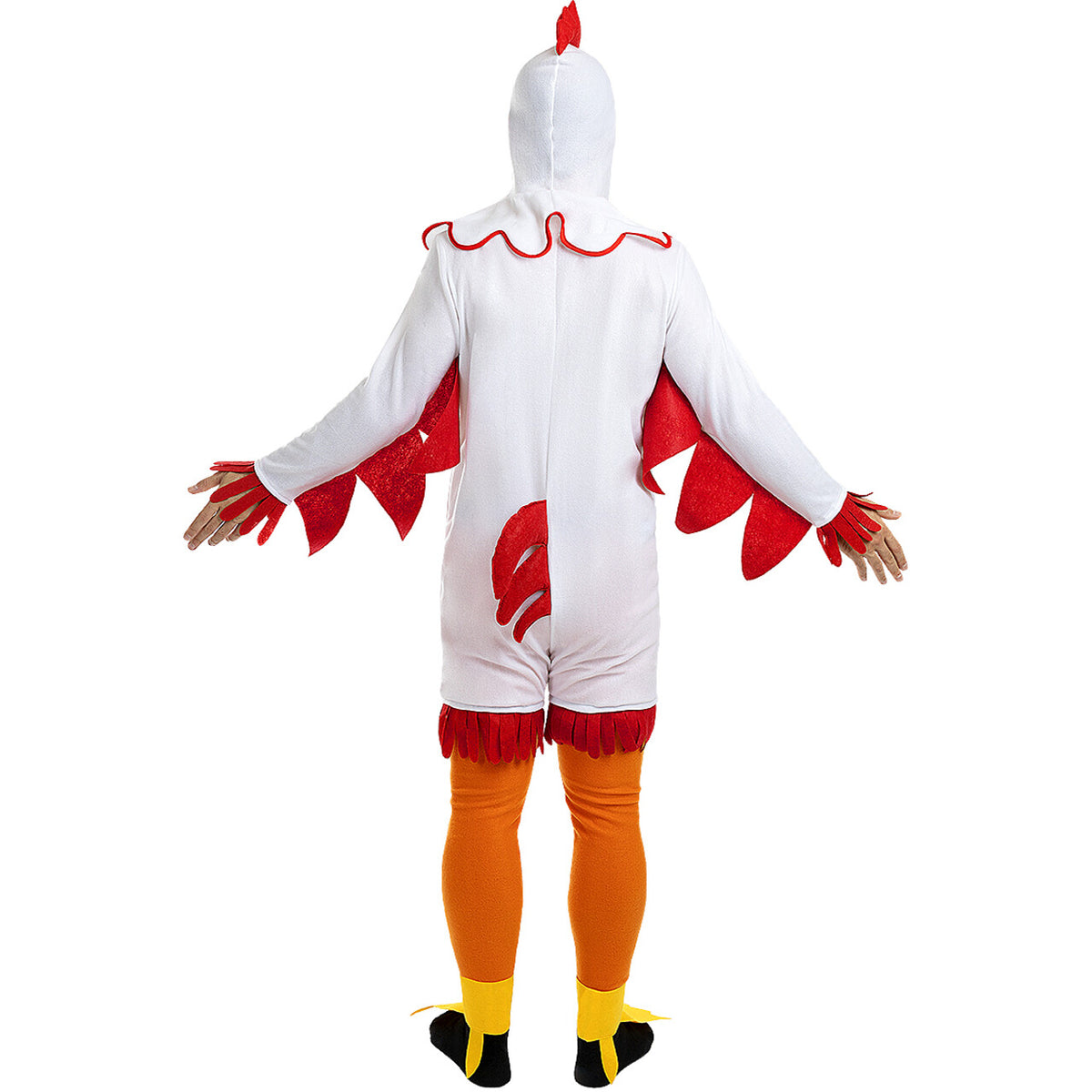 Op deze afbeelding zie je een Kostuums, van het merk Funidelia. Kicken Chicken Kip Kostuum