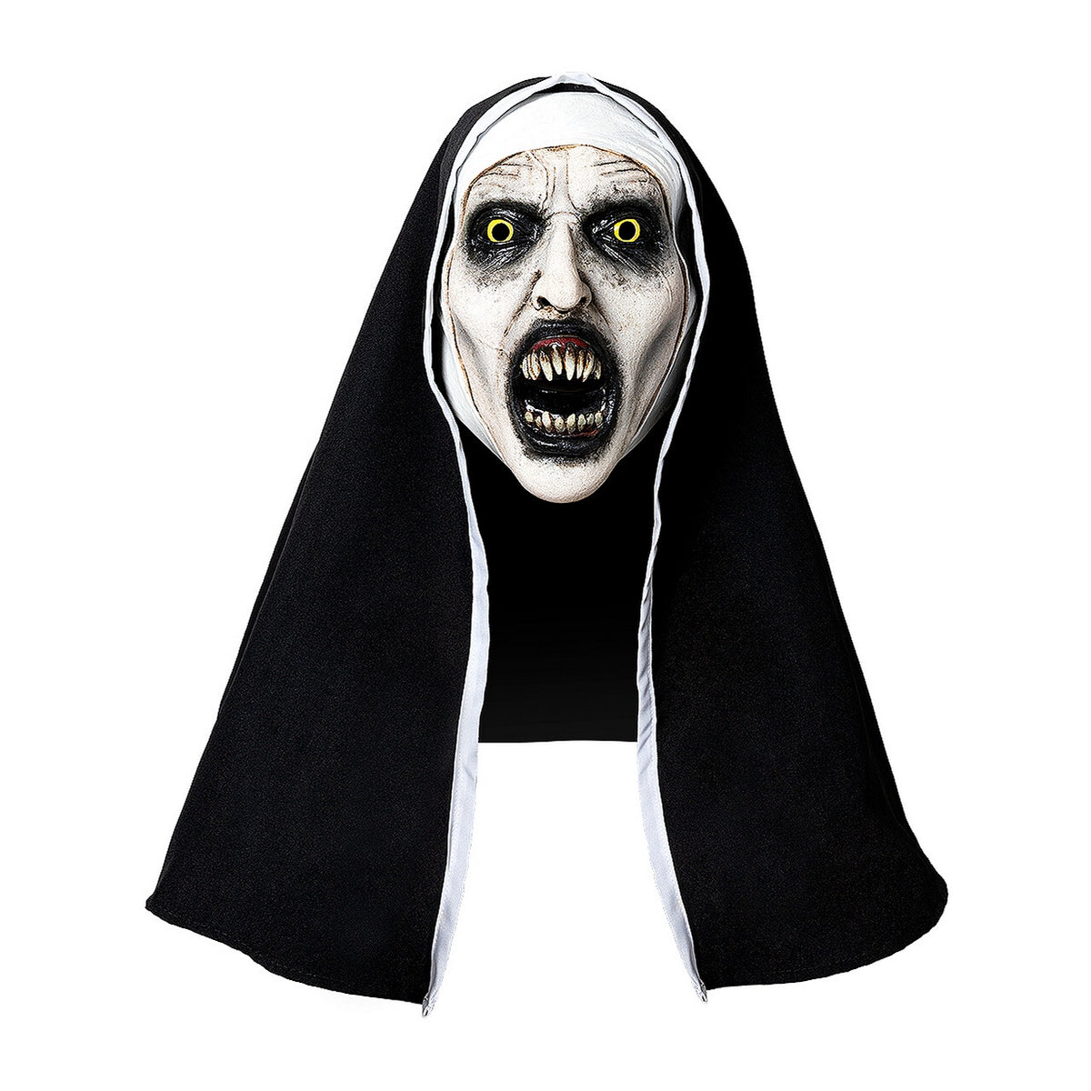 Op deze afbeelding zie je een Accessoires, van het merk Funidelia. Deluxe Valak Horror Masker Met Kap