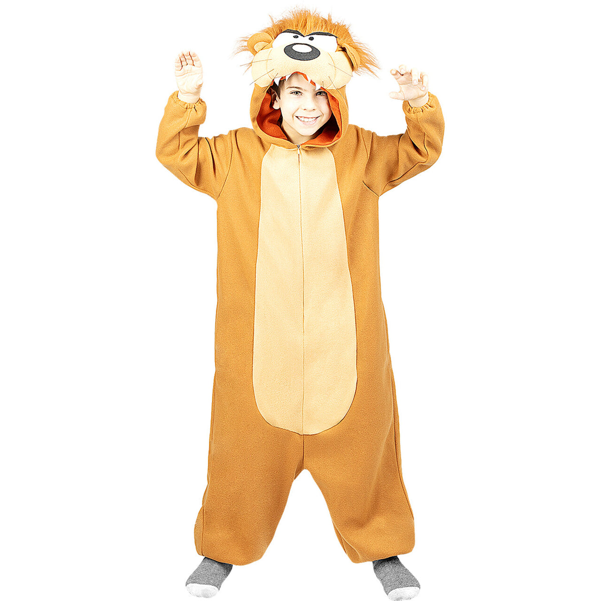 Op deze afbeelding zie je een Kostuums, van het merk Funidelia. Tazmanian Devil Onesie Looney Tunes Kind Kostuum