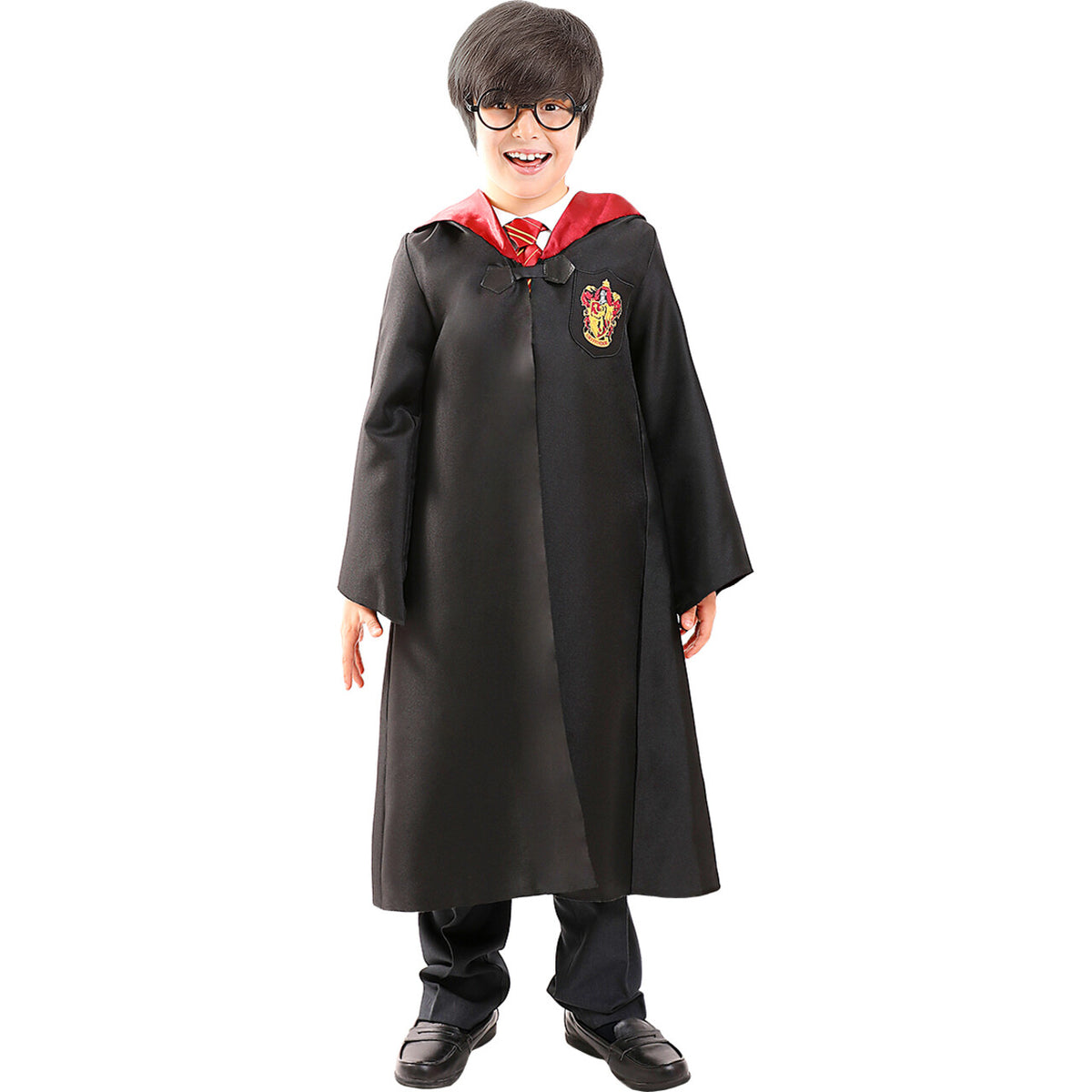 Op deze afbeelding zie je een Kostuums, van het merk Funidelia. Harry Potter™ Gryffindor Student Kind Kind Kostuum