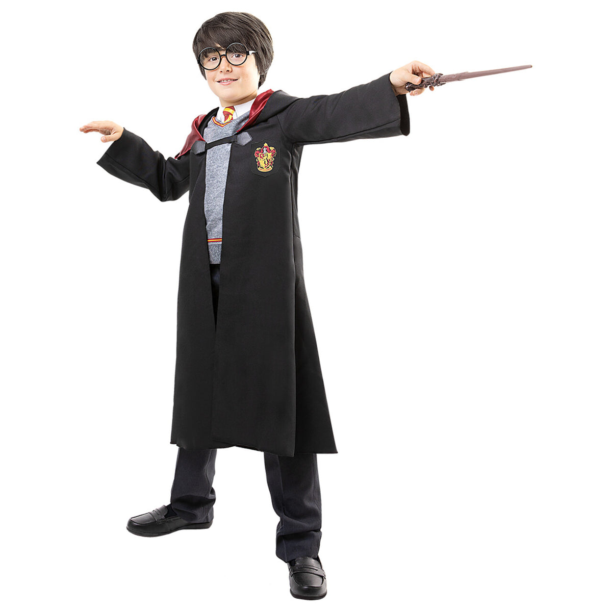 Op deze afbeelding zie je een Kostuums, van het merk Funidelia. Harry Potter Toverschool Kind Kind Kostuum