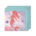 Serviettes Sirène 33x33 Cm