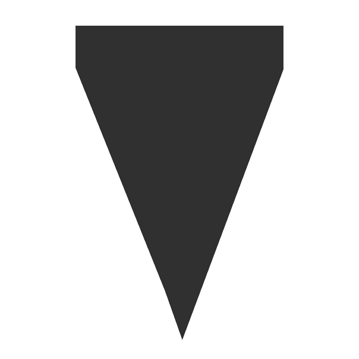 Op deze afbeelding zie je een Decoratie, van het merk Funidelia. Back To Black Vlaggenlijn 9 Wimpels 3 Meter