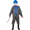 Clown De Cirque Turbulent Bleu Costume