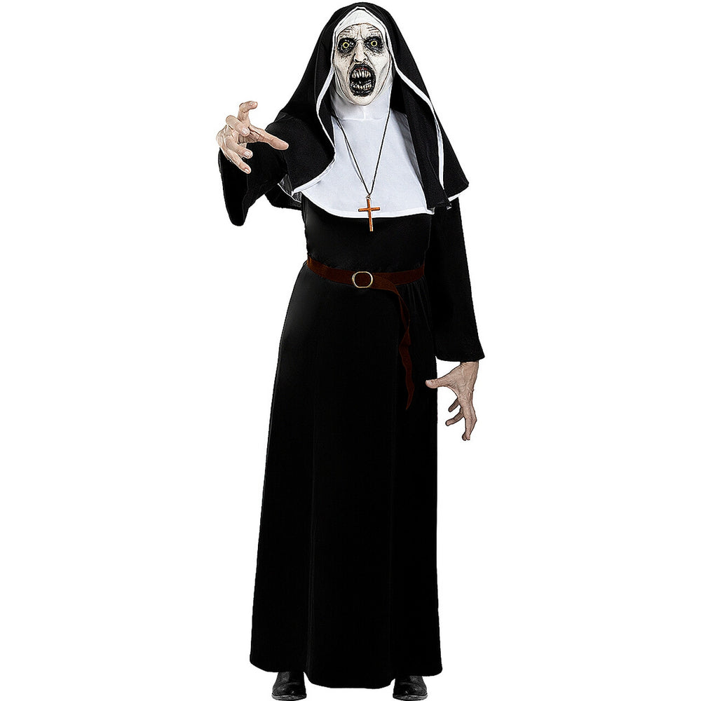Op deze afbeelding zie je een Kostuums, van het merk Funidelia. Demonische Non Valak Vrouw Kostuum
