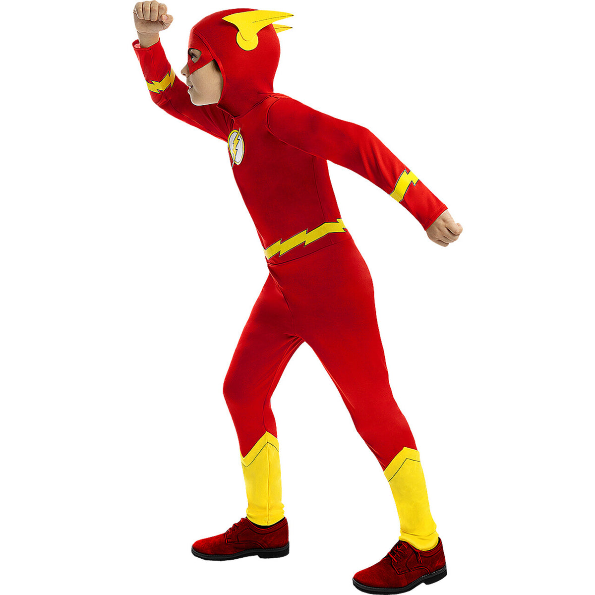 Op deze afbeelding zie je een Kostuums, van het merk Funidelia. Megasnelle Superheld The Flash Jongen Kostuum