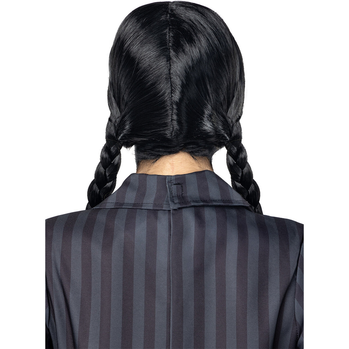 Op deze afbeelding zie je een Accessoires, van het merk Funidelia. Wednesday™ Wig - Official Netflix™