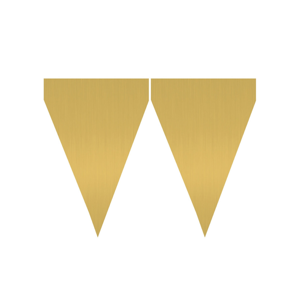 Op deze afbeelding zie je een Decoratie, van het merk Funidelia. True Gold Party Vlaggenlijn 9 Wimpels 3 Meter