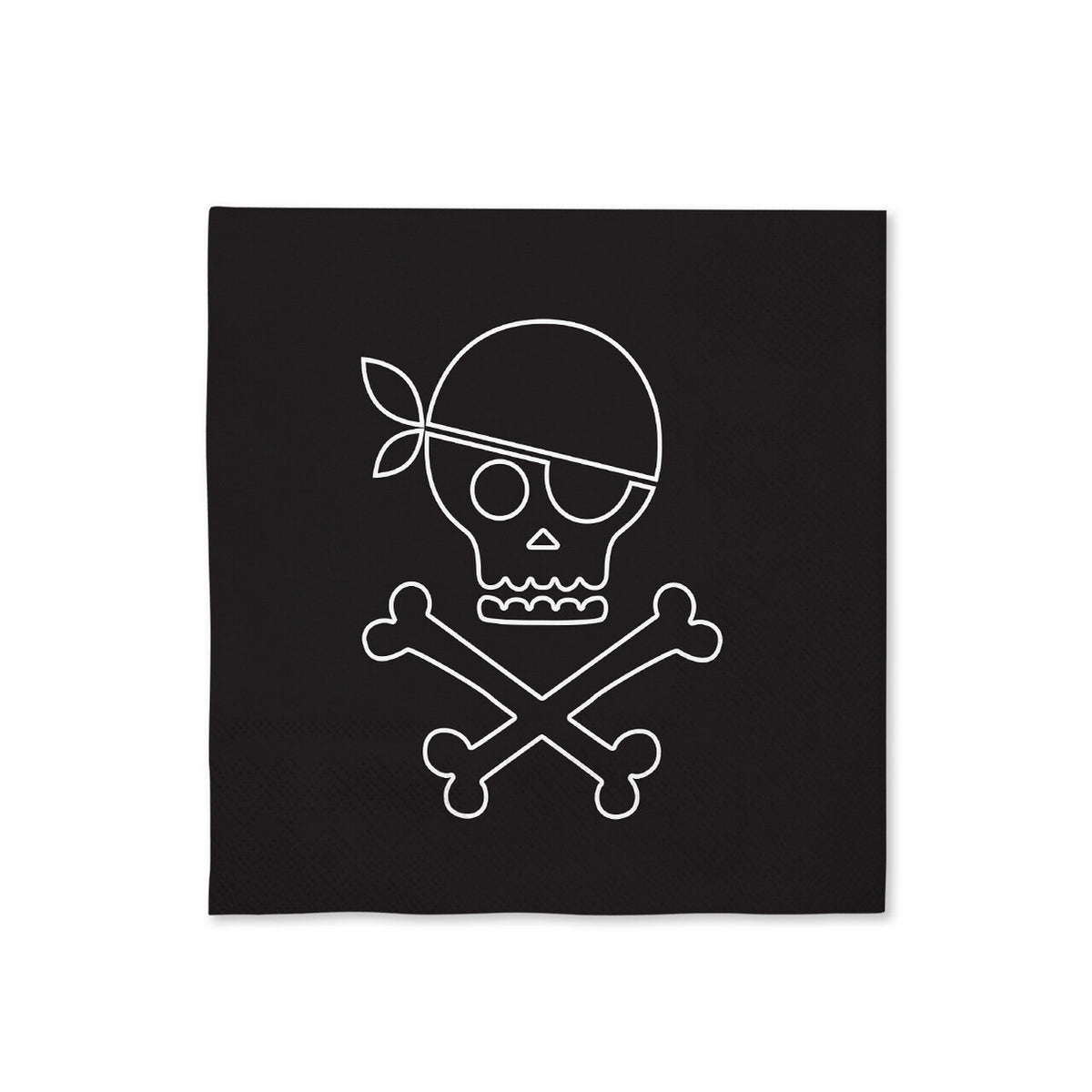 Op deze afbeelding zie je een Decoratie, van het merk Funidelia. 16 Piraten Party Servetten 33 X 33cm