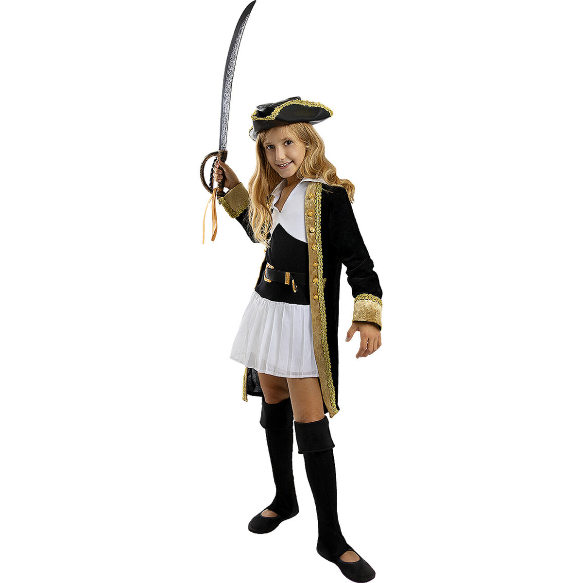 Op deze afbeelding zie je een Accessoires, van het merk Funidelia. Koloniale Steekhoed Heldhaftige Musketier Kind