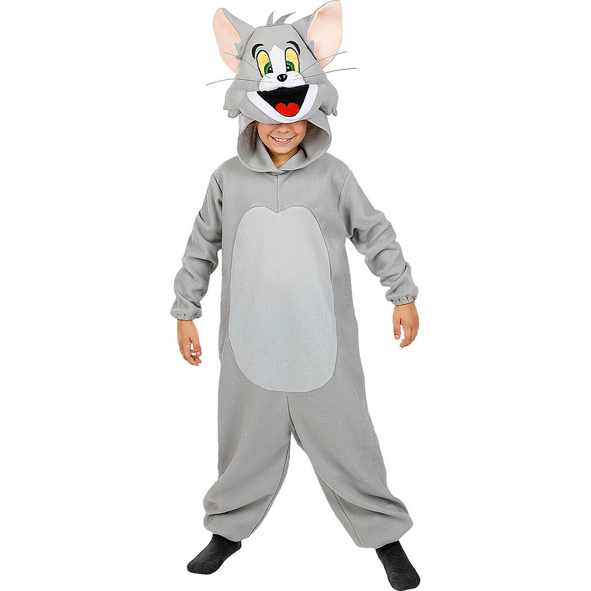Op deze afbeelding zie je een Kostuums, van het merk Funidelia. Tom De Tekenfilm Kater Onesie Kind Kostuum