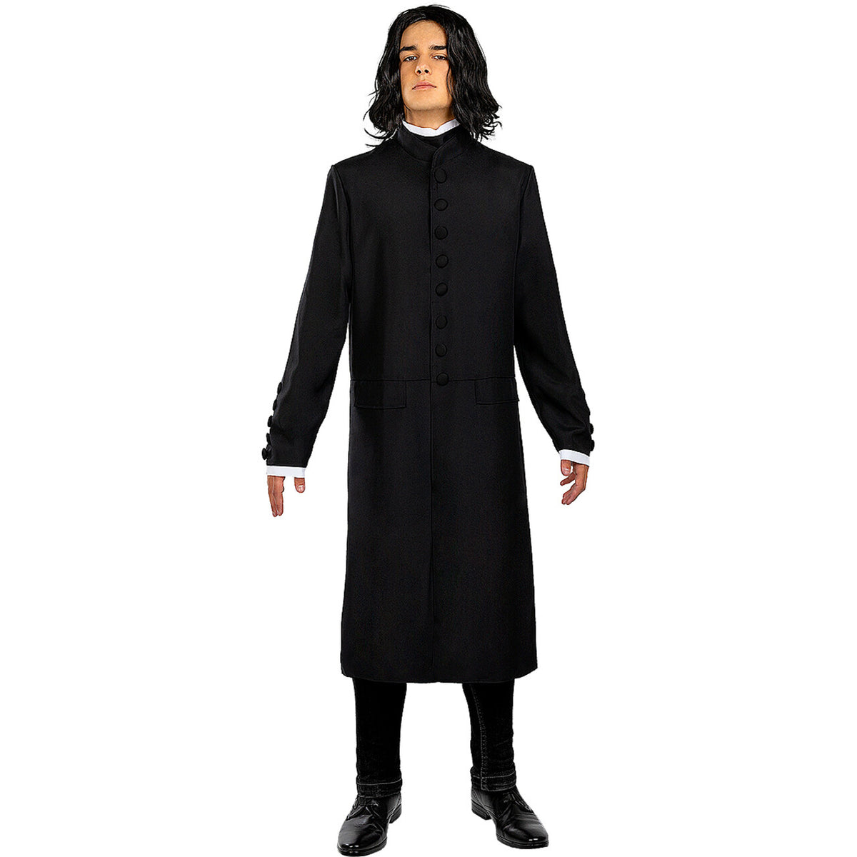 Op deze afbeelding zie je een Kostuums, van het merk Funidelia. Severus Snape Harry Potter Man Kostuum