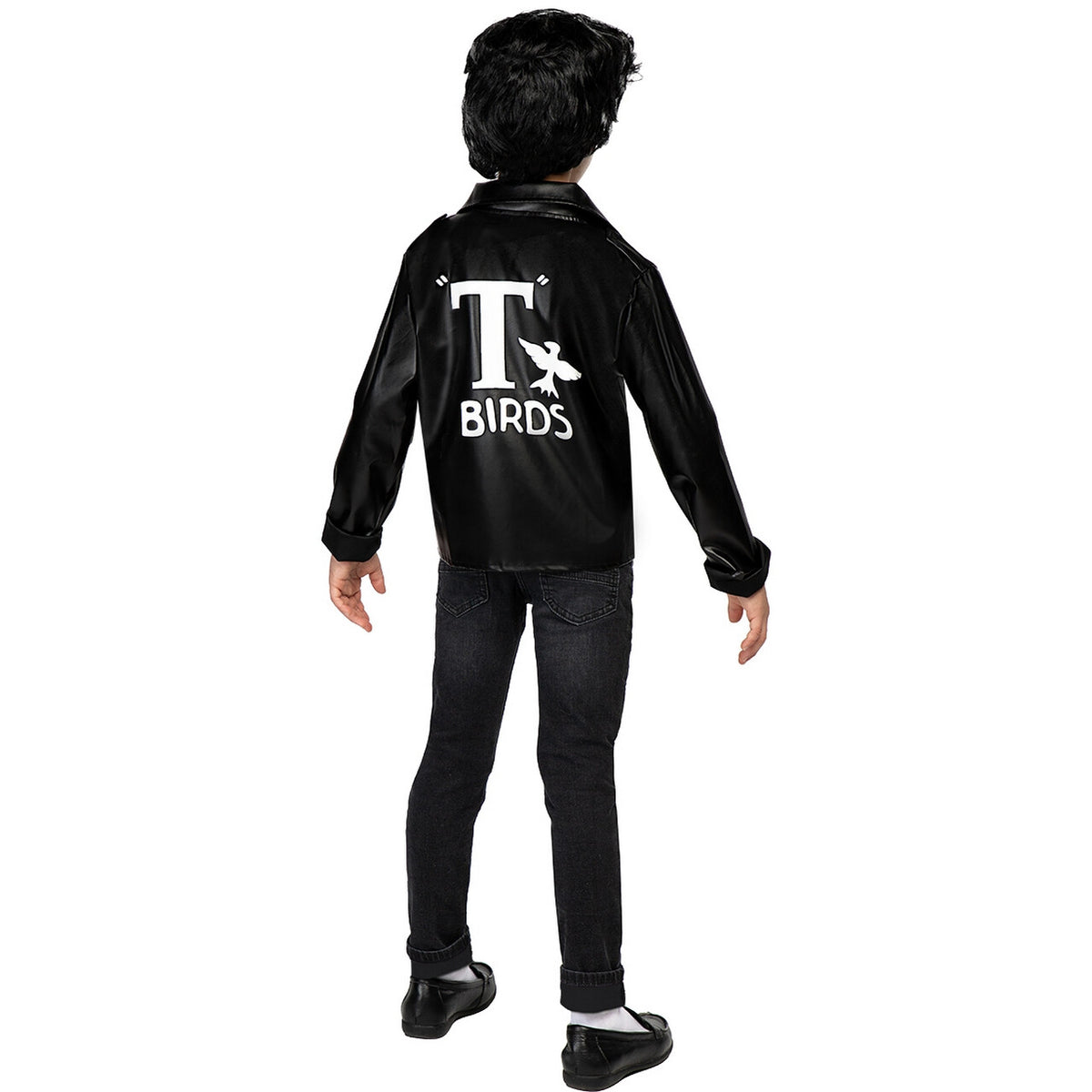 Op deze afbeelding zie je een Kostuums, van het merk Funidelia. Megacoole Grease T-Birds Jas Jongen
