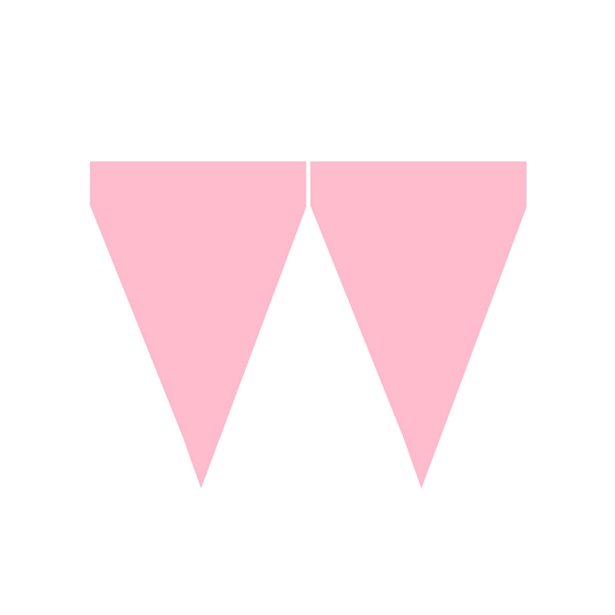 Op deze afbeelding zie je een Decoratie, van het merk Funidelia. Baby Roze Vlaggenlijn 3 M