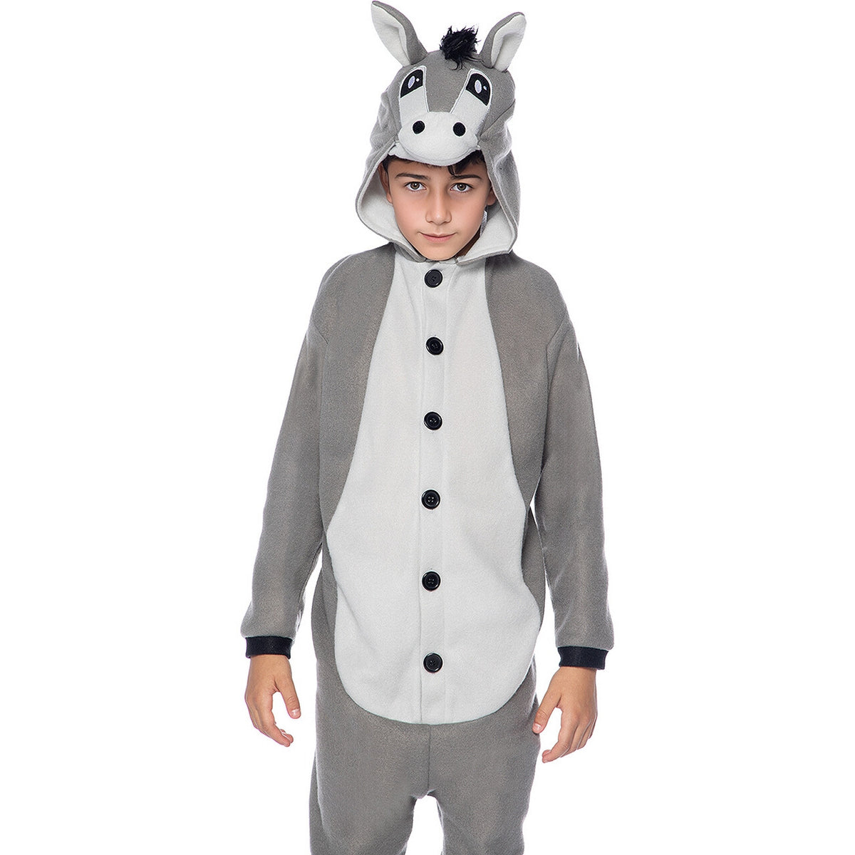Op deze afbeelding zie je een Kostuums, van het merk Funidelia. Helemaal Geen Domme Ezel Kind Kostuum