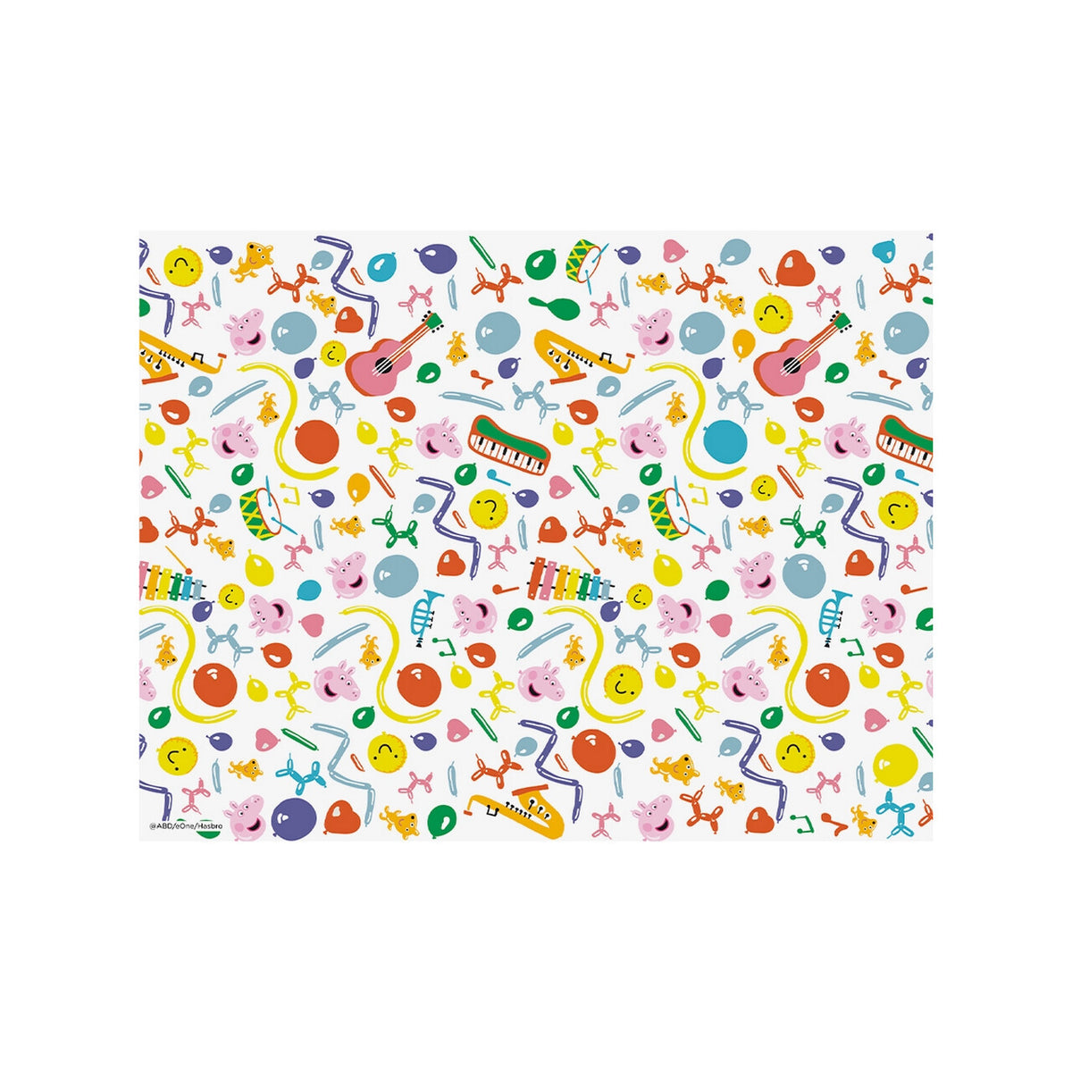 Op deze afbeelding zie je een Decoratie, van het merk Funidelia. Peppa Pig Kleurrijk Tafelkleed 120 X 180cm