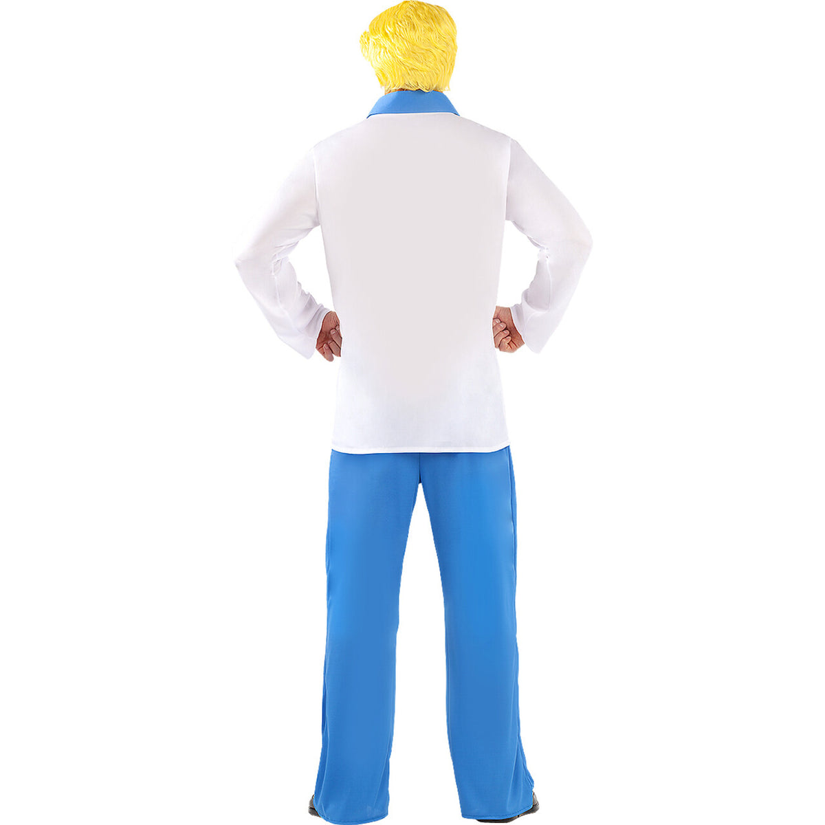 Op deze afbeelding zie je een Kostuums, van het merk Funidelia. Fred Scooby Doo Man Kostuum