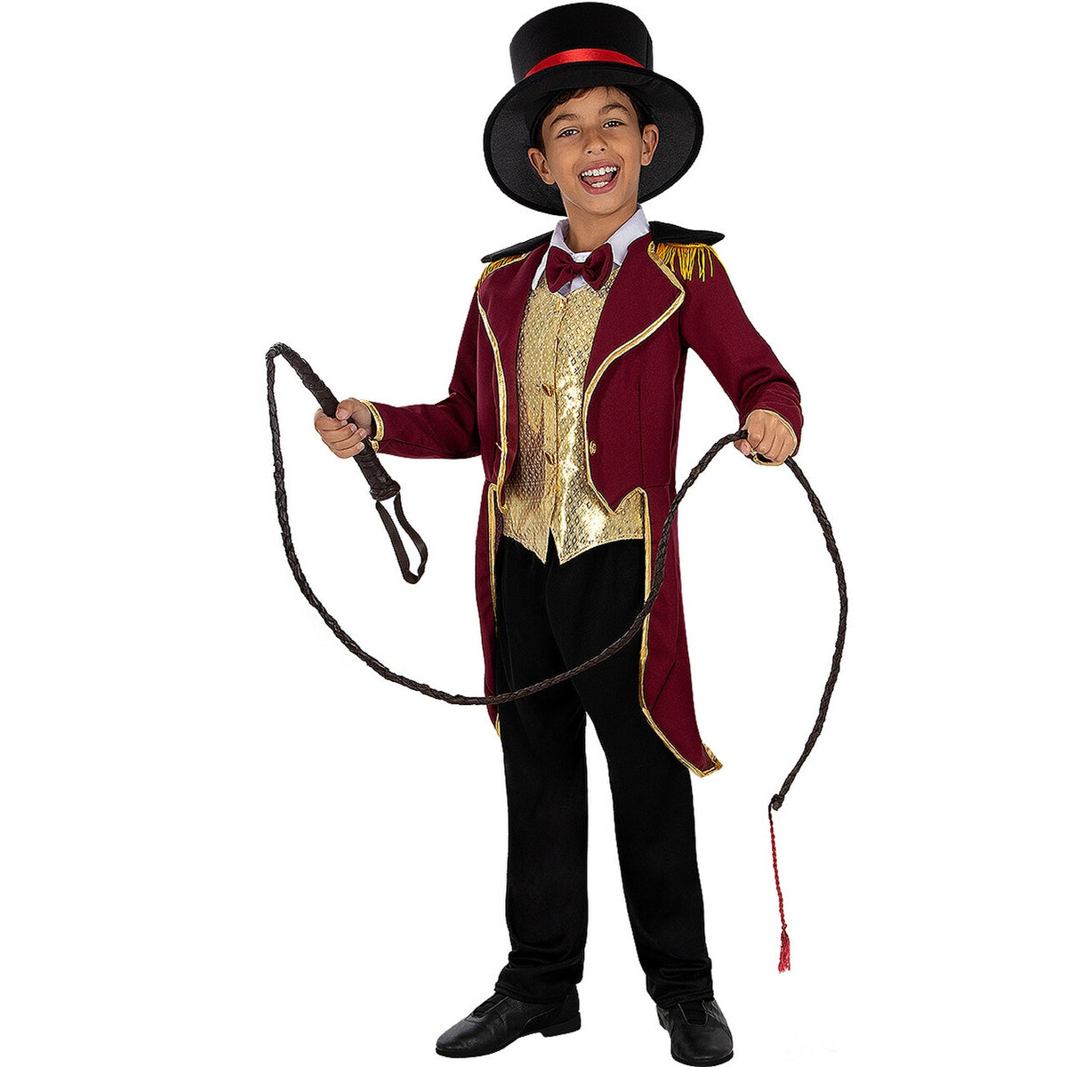 Op deze afbeelding zie je een Kostuums, van het merk Funidelia. Ringmeester Circus Play Inn Jongen Kostuum