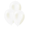 Ballons En Latex Métalliques Blancs 10 Pièces