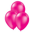 Ballons En Latex Rose Fuchsia 10 Pièces