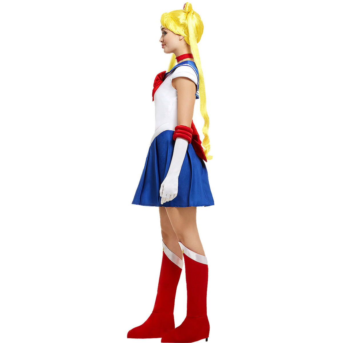 Op deze afbeelding zie je een Kostuums, van het merk Funidelia. Molly Baker Sailor Moon Vrouw Kostuum