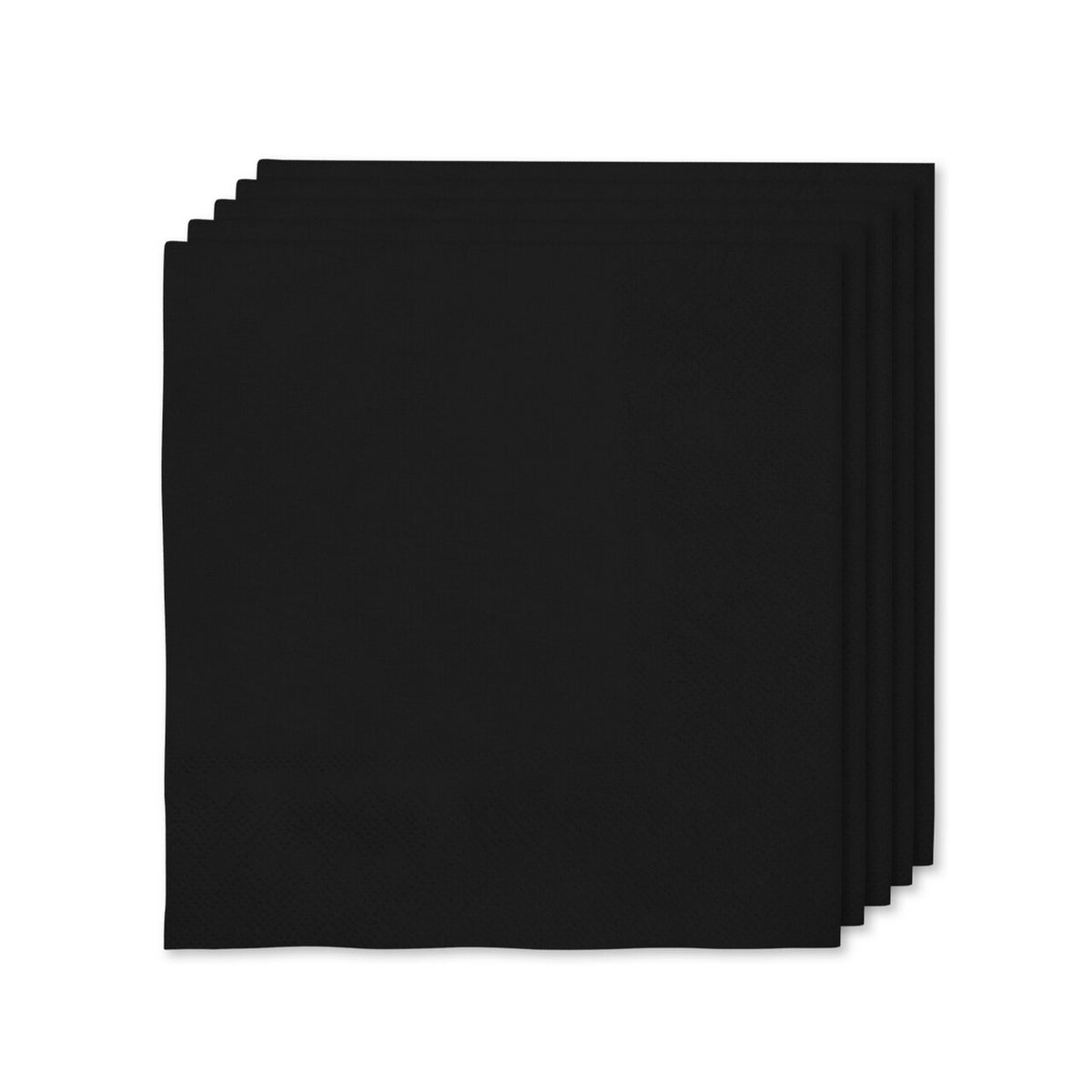 Op deze afbeelding zie je een Decoratie, van het merk Funidelia. Servetten Back To Black 16 Stuks 33x33 Centimeter