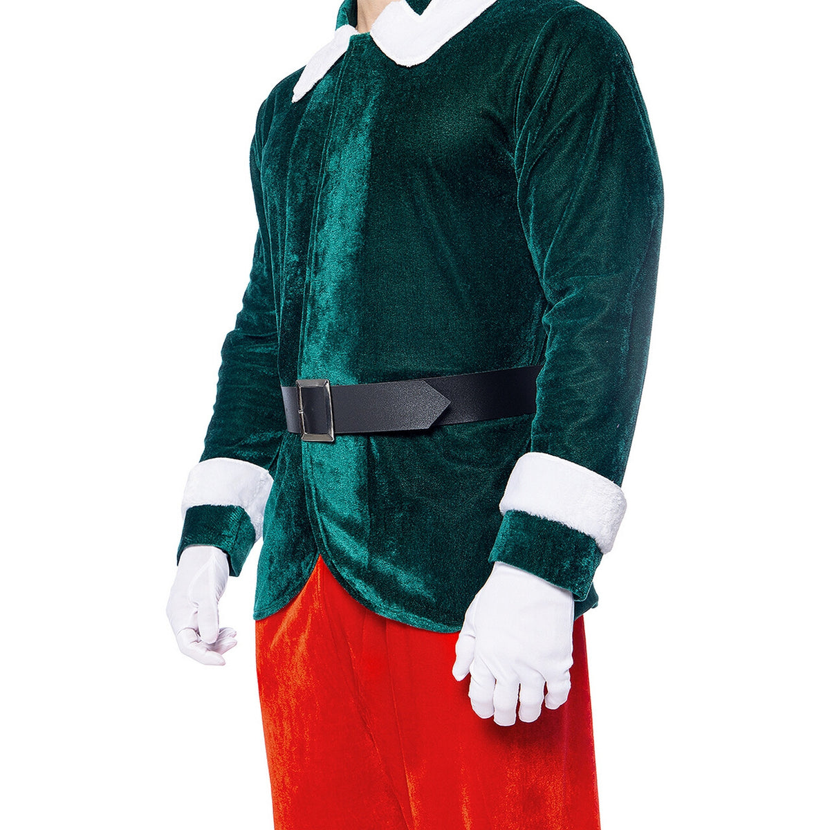 Op deze afbeelding zie je een Kostuums, van het merk Funidelia. Deluxe Kerst Elf Will Snow Man Kostuum