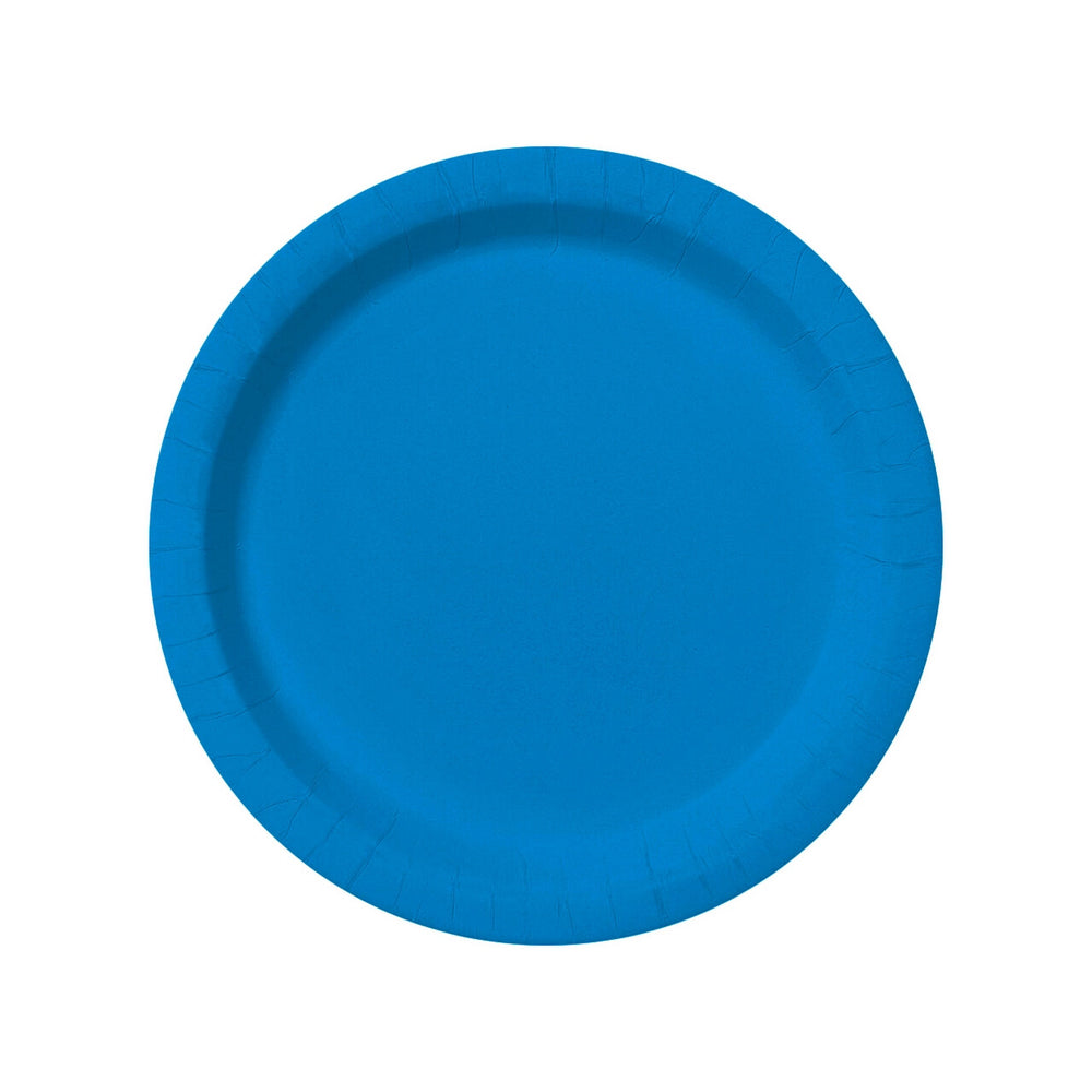 Op deze afbeelding zie je een Decoratie, van het merk Funidelia. Marine Blauw Party Bord 8 Stuks 23 Centimeter