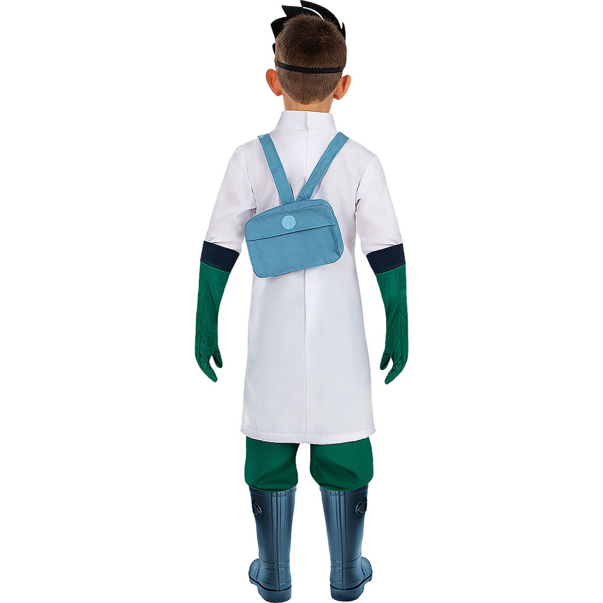 Op deze afbeelding zie je een Kostuums, van het merk Funidelia. Romeo Pj Masks Kwaadaardige Wetenschapper Jongen Kostuum