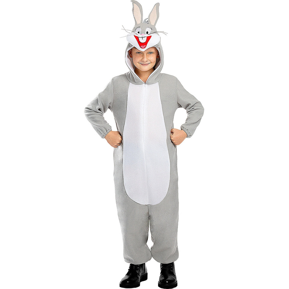 Op deze afbeelding zie je een Kostuums, van het merk Funidelia. Whats Up Doc Geinig Konijn Bugs Bunny Kind Kostuum