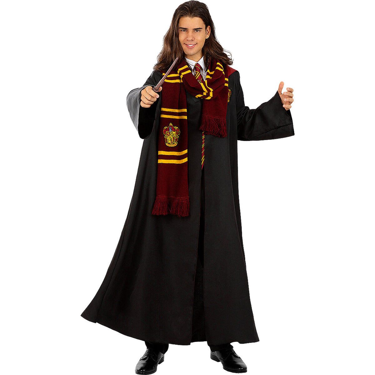 Op deze afbeelding zie je een Accessoires, van het merk Funidelia. Harry Potter Gryffindor Sjaal Bordeauxrood