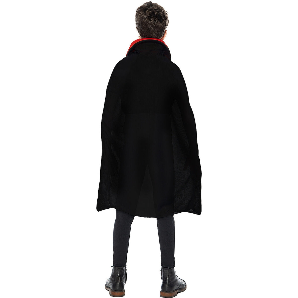 Op deze afbeelding zie je een Kostuums, van het merk Funidelia. Dracula Cape Zwart Met Rode Kraag Kind Kostuum