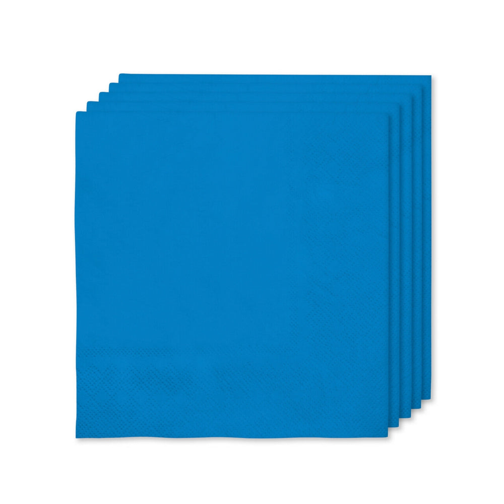 Op deze afbeelding zie je een Decoratie, van het merk Funidelia. Navy Blauwe Servetten 16 Stuks 33x33 Centimeter