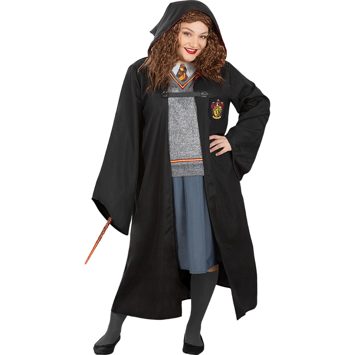Op deze afbeelding zie je een Accessoires, van het merk Funidelia. Hermione Harry Potter Wafel Pruik