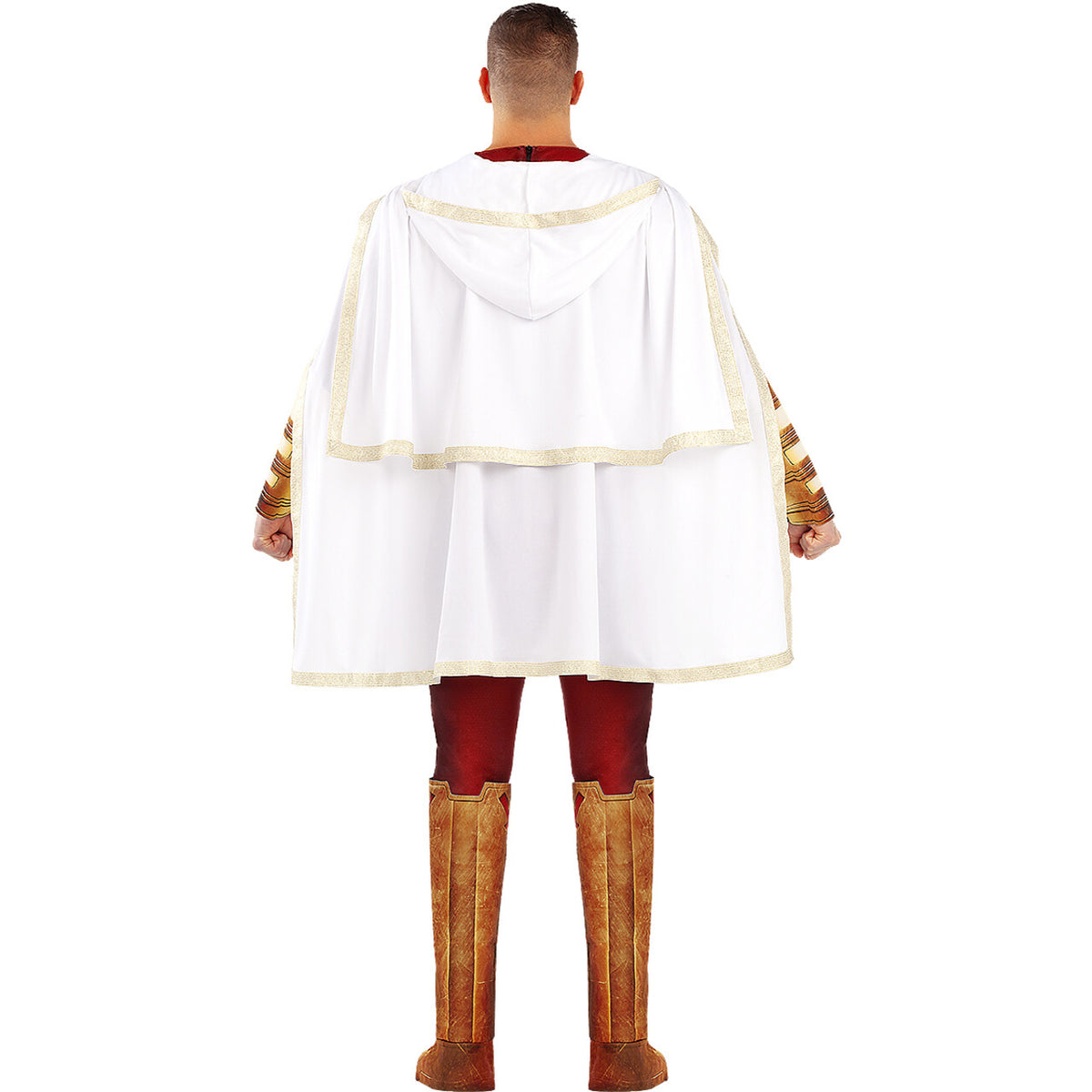 Op deze afbeelding zie je een Kostuums, van het merk Funidelia. Captain Marvel Shazam Man Kostuum