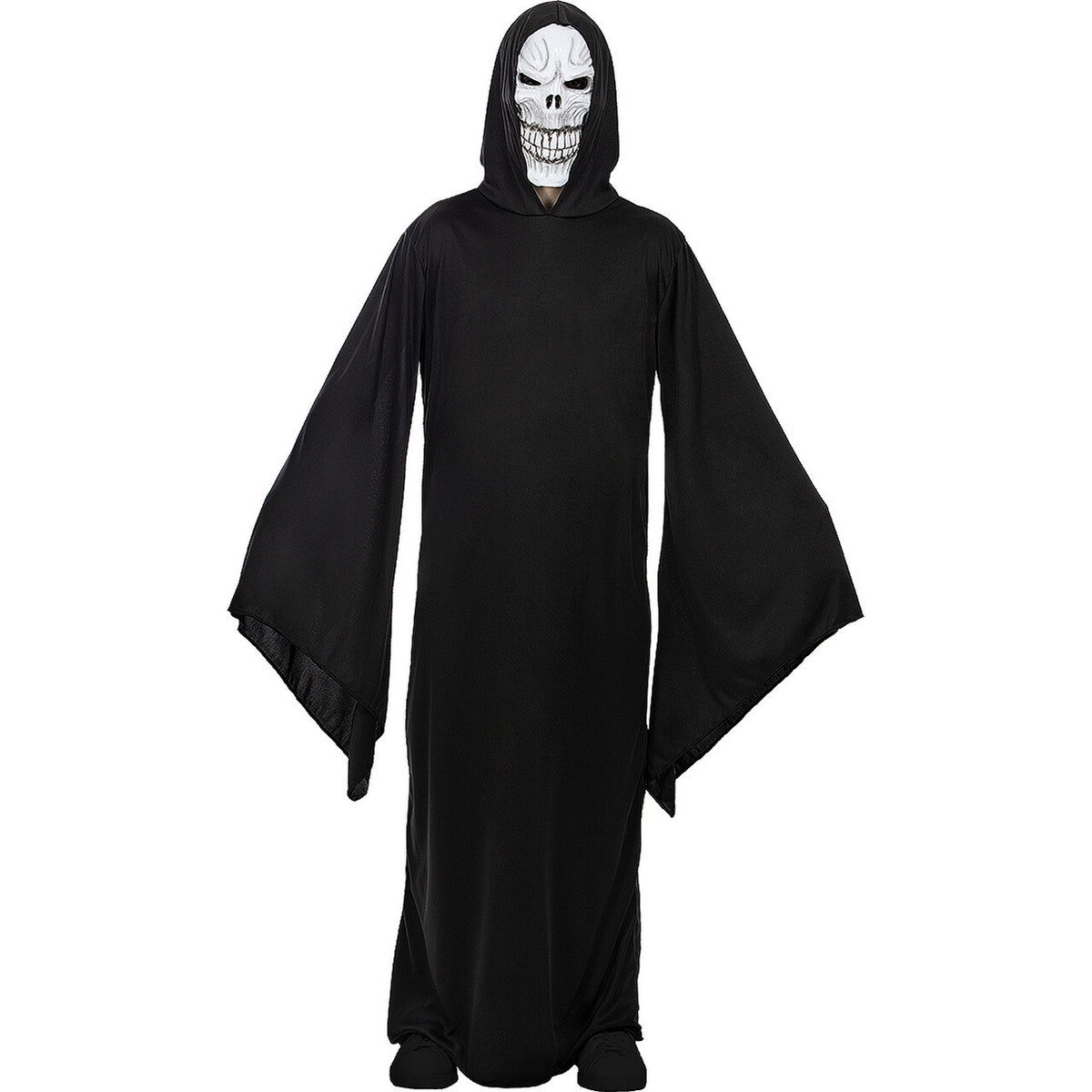 Op deze afbeelding zie je een Kostuums, van het merk Funidelia. Zielenverzamelaar Grim Reaper Man Kostuum