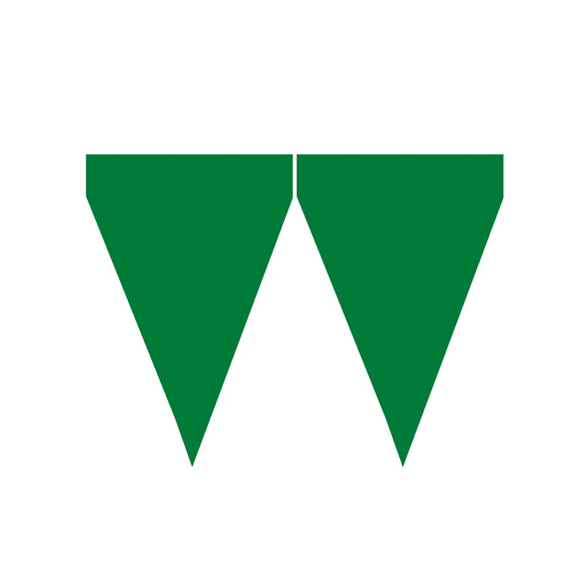 Op deze afbeelding zie je een Decoratie, van het merk Funidelia. Happy Green Day Vlaggenlijn 9 Wimpels 3 Meter